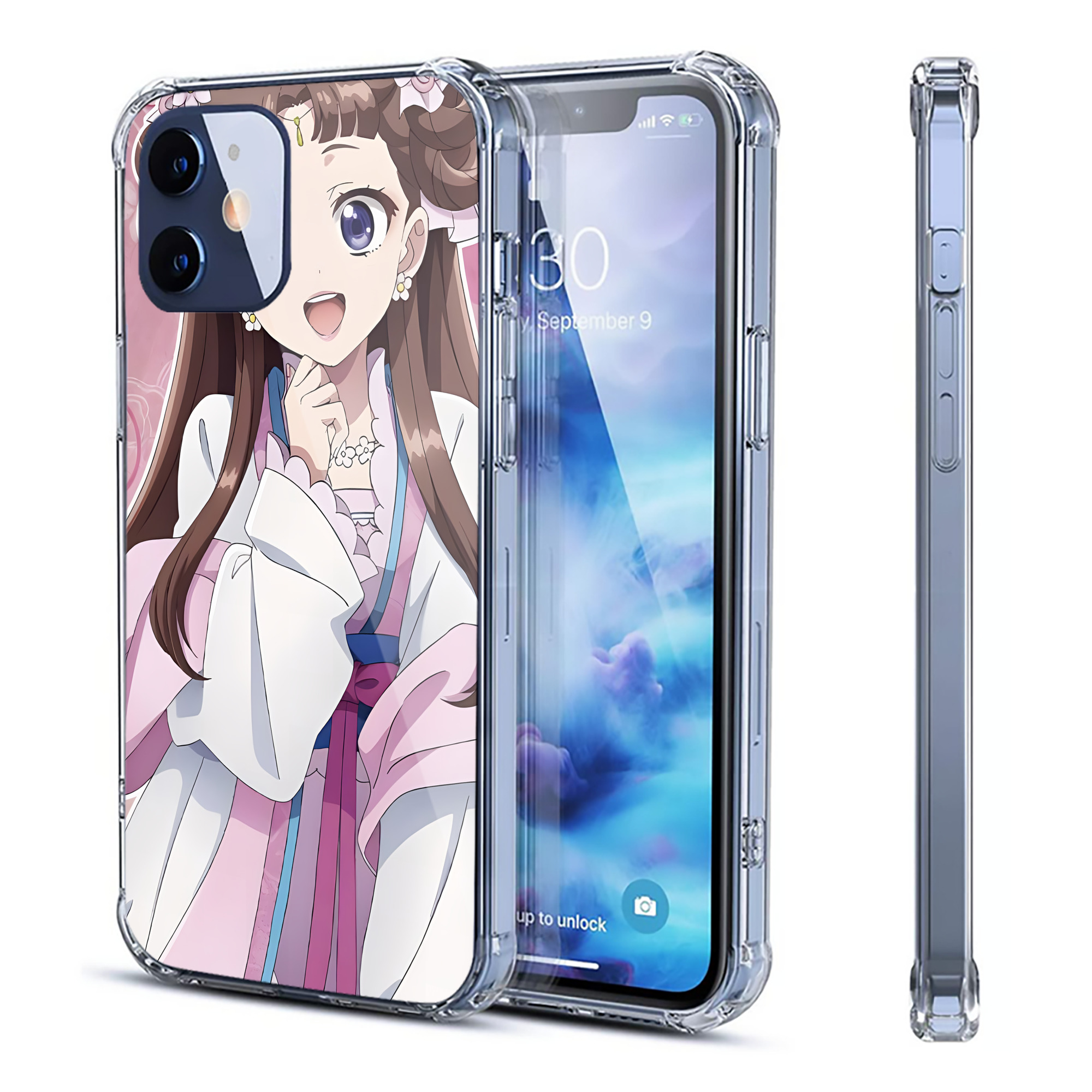 （画像用） 薬屋のひとりごと The Apothecary Diaries 【iPhone 12シリーズ対応】透明スマホケース（クリアソフトケース）